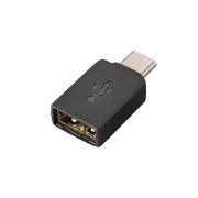 Poly Plantronics USB-A to USB-C Adapter Black (85Q48AA)